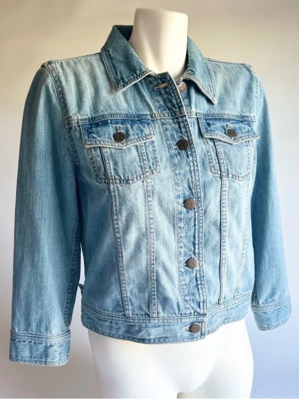 Ralph Lauren Blue Denim Cotton Classic Jacket size S - Picture 4 of 13
